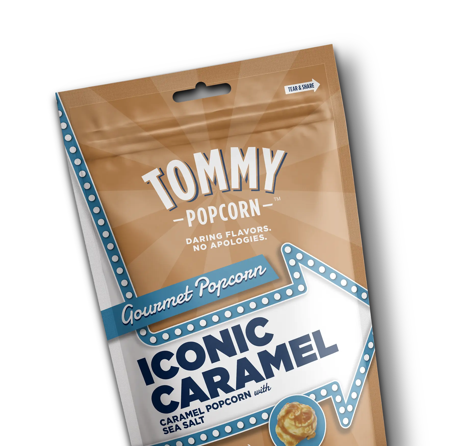 Iconic Caramel Flavored Gourmet Popcorn | Tommy Popcorn