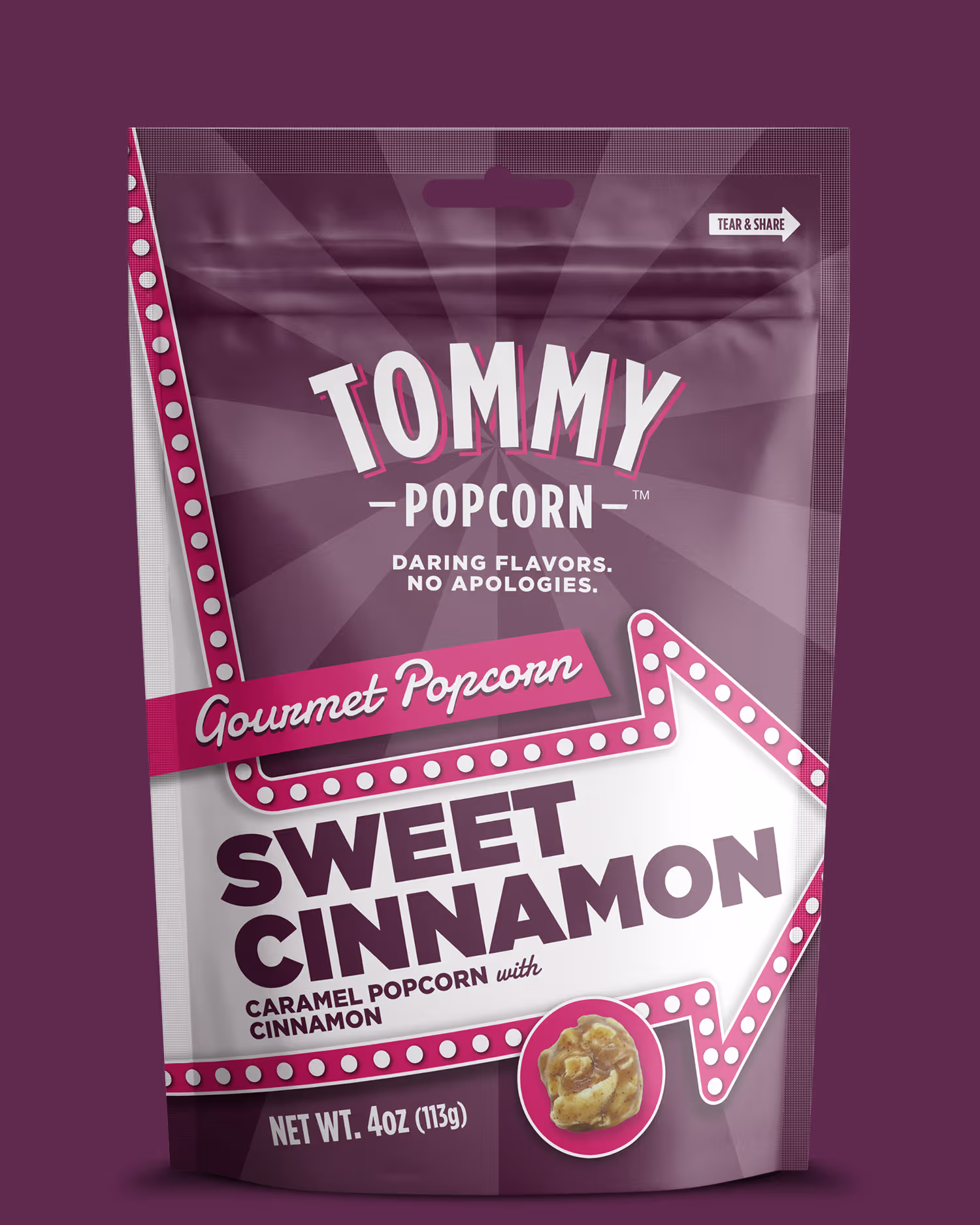 sweet cinnamon popcorn
